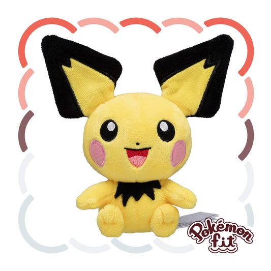 Peluche Pokémon Fit Pichu - Pokemon Center Japan Exclusif
