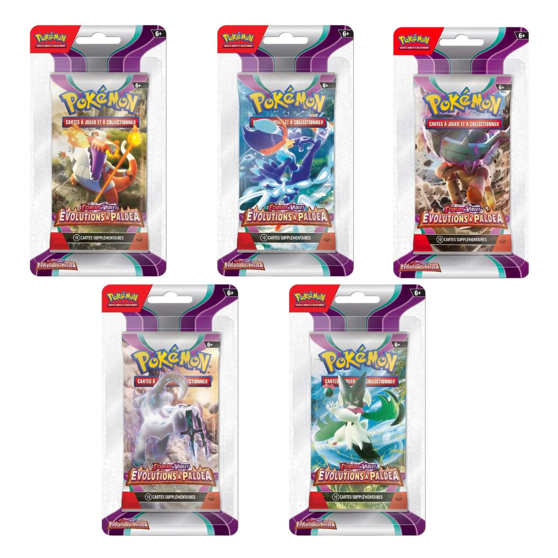 Artset Blister Booster Evolution Paldéa - EV02 FR