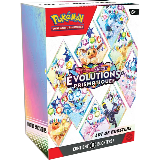 Bundle 6 boosters Évolutions Prismatiques EV08.5 - FR