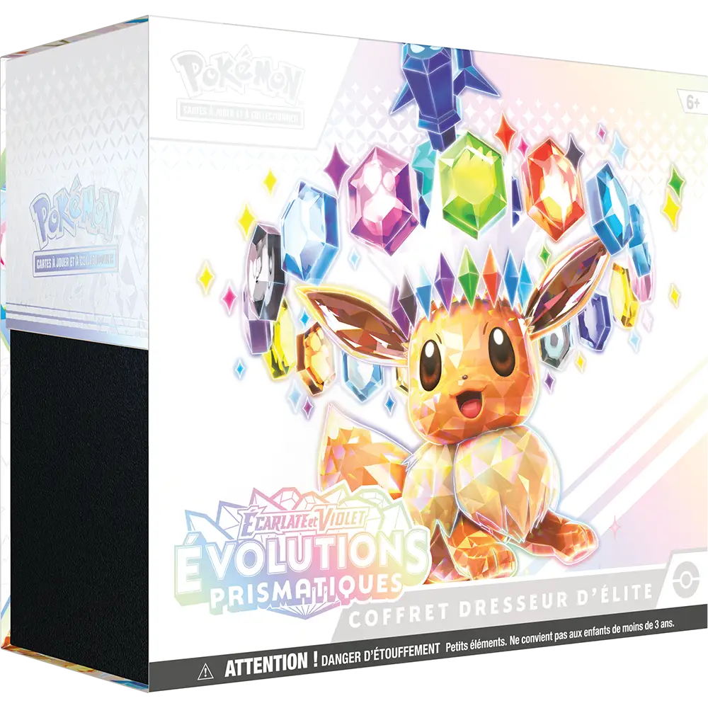 Coffret Dresseur D'élite Pokémon EV8.5 : EVOLUTIONS PRISMATIQUES - FR