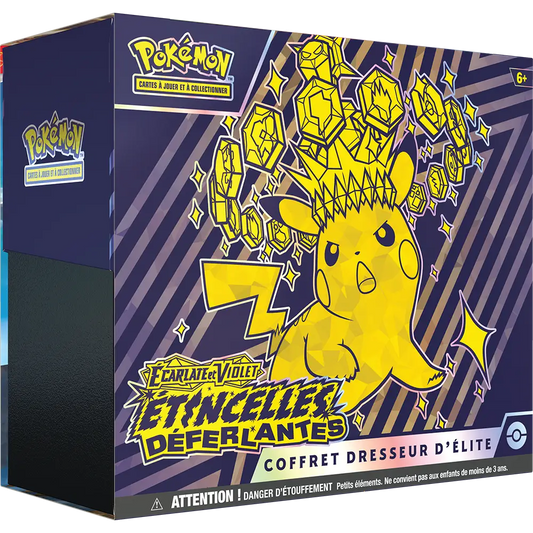 Coffret Dresseur D'élite Pikachu Pokémon EV8 : Etincelles Déferlantes - FR