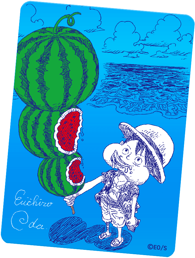 Carte One Piece Luffy Pastèque - Natsucomi 2026 - Near Mint
