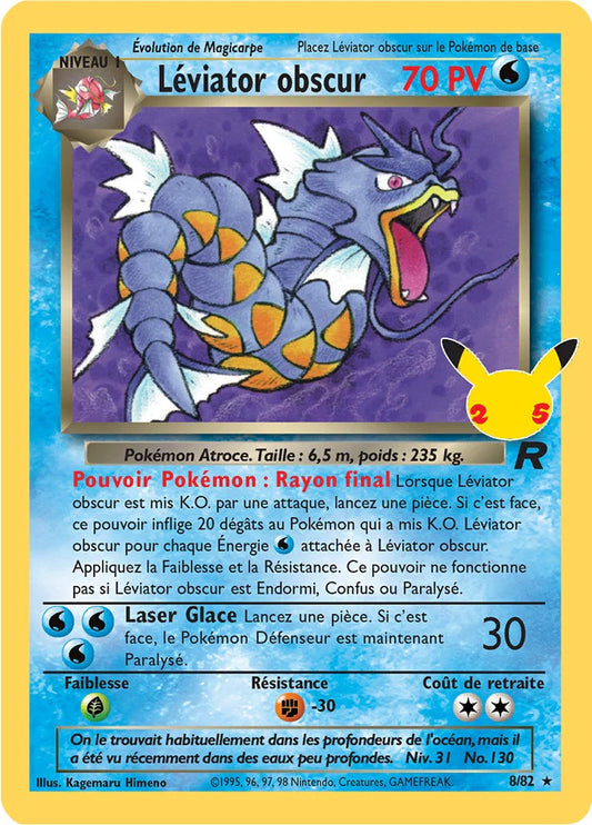 Cartes Pokémon - Léviator Obscur - EB07.5 8/82 - Célébrations 25ans SWSH07.5