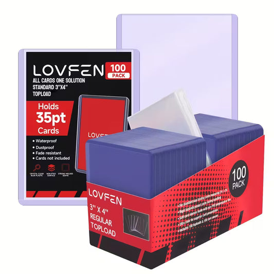 100 Top Loader + 100 Sleeves – Protection Cartes 66×91 mm | La Cartasse