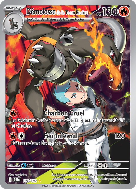 Cartes Pokémon - Démolosse Rocket DRI 191 - EV10 NM FR