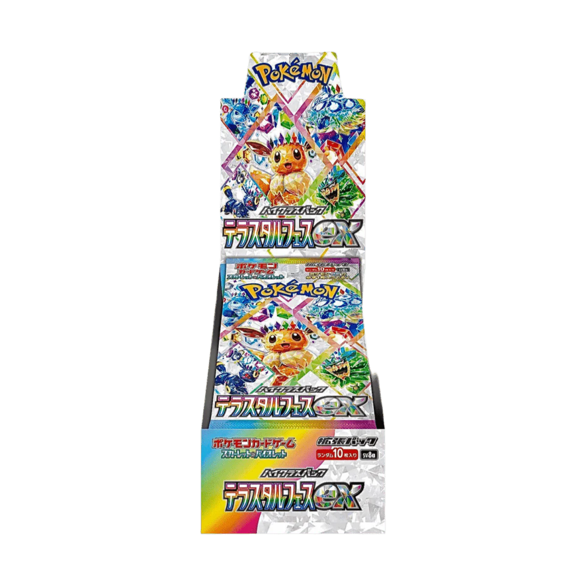 BOX BREAK DISPLAY POKÉMON TERASTAL FESTIVAL EX (SV8A)