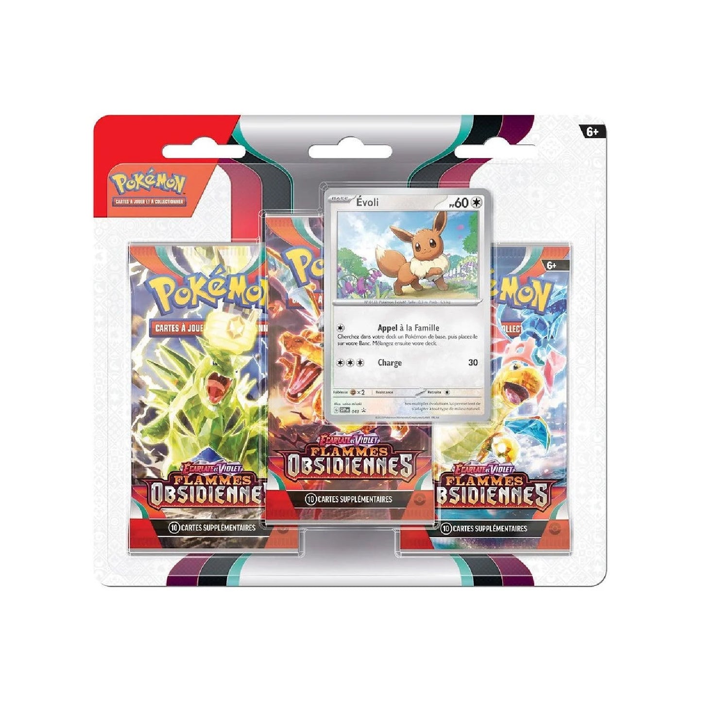 Boxbreak Tripack 3 Booster Pokémon EV03 - Flammes Obsidiennes - FR